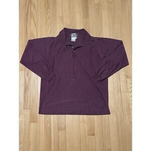 The Territory Ahead Shirt Mens Large Herringbone Button Down Silk Wool Blend